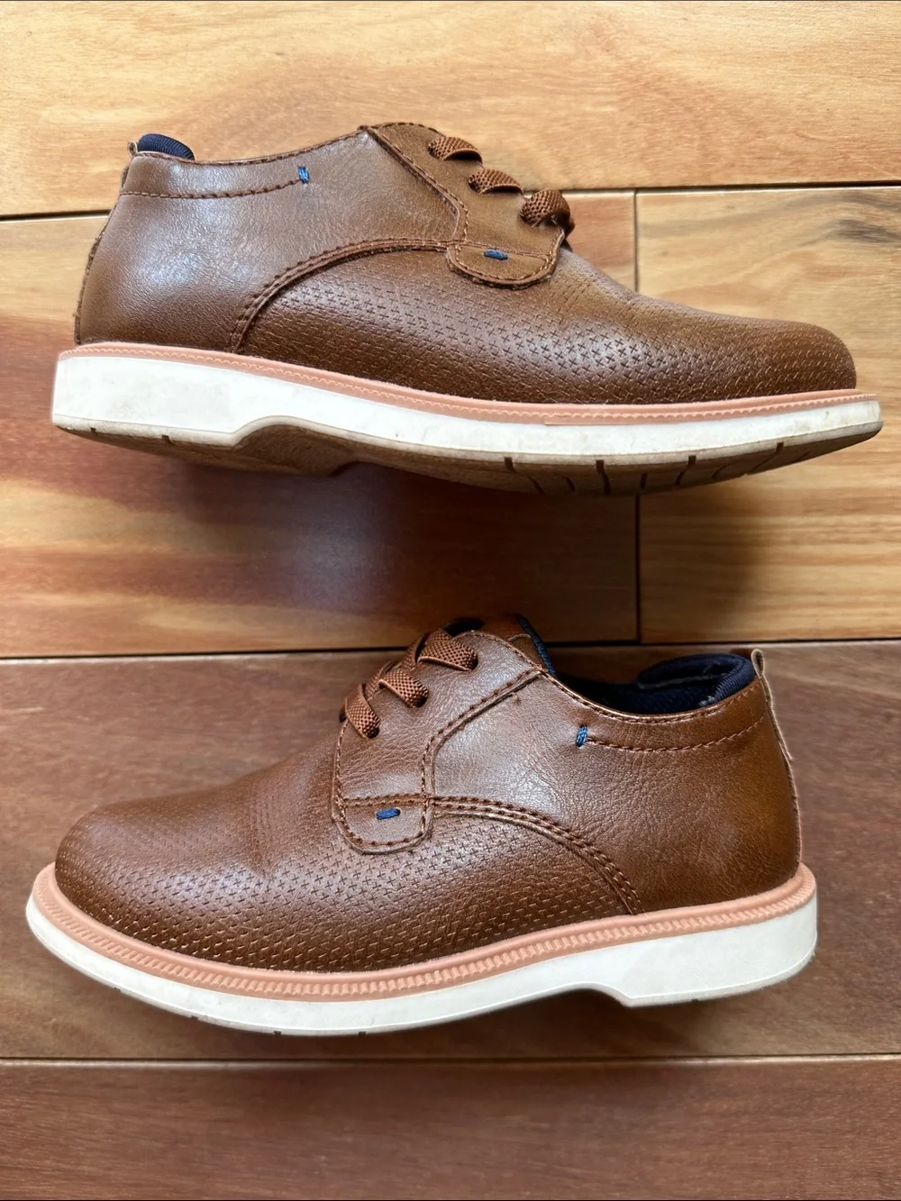 Brown Kids Casual No-Tie Lace-Up Shoes Toddler 10